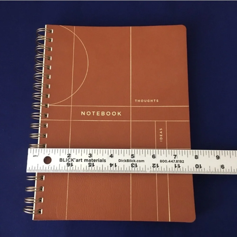 Faux Leather Spiral Notebook